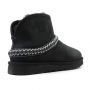 Женские угги UGG CLASSIC MINI CRESCENT BLACK