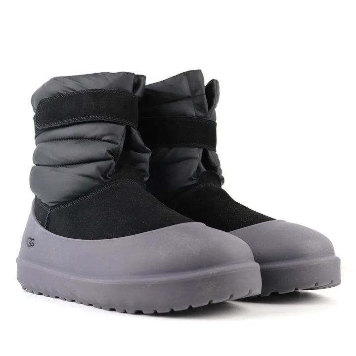 Женские угги UGG CLASSIC SHORT PULL-ON WEATHER BLACK