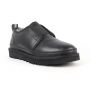 Мужские угги UGG MEN'S SLIPPER FLEX Black Leather