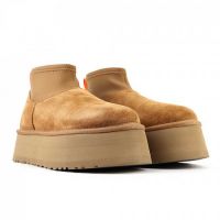 Женские угги UGG CLASSIC MINI DIPPER Chestnut