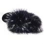Женские угги Ugg Fox Fur Ultra Metallic Black