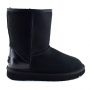 Женские угги Ugg Classic Short II Metallic Black