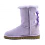 Женские угги Ugg Bailey Bow II Metallic Lavender Fog