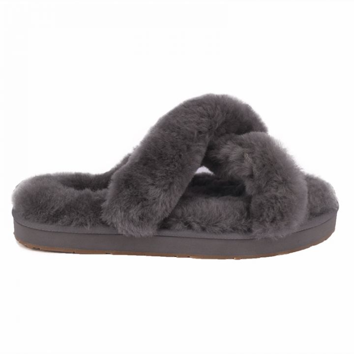Женские тапочки Ugg Women Slippers Abela Grey