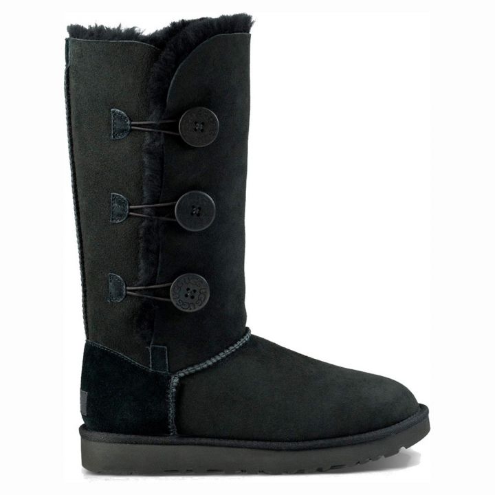 Женские угги Ugg Bailey Button Triplet II Black 
