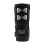 Женские угги Ugg Classic Short Crystal Bow Black