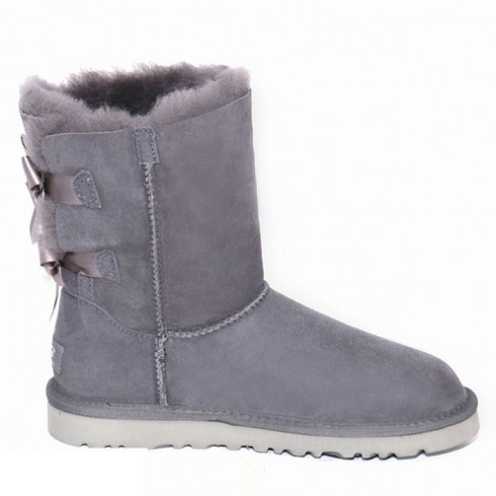 Женские угги Ugg Bailey Bow II Grey