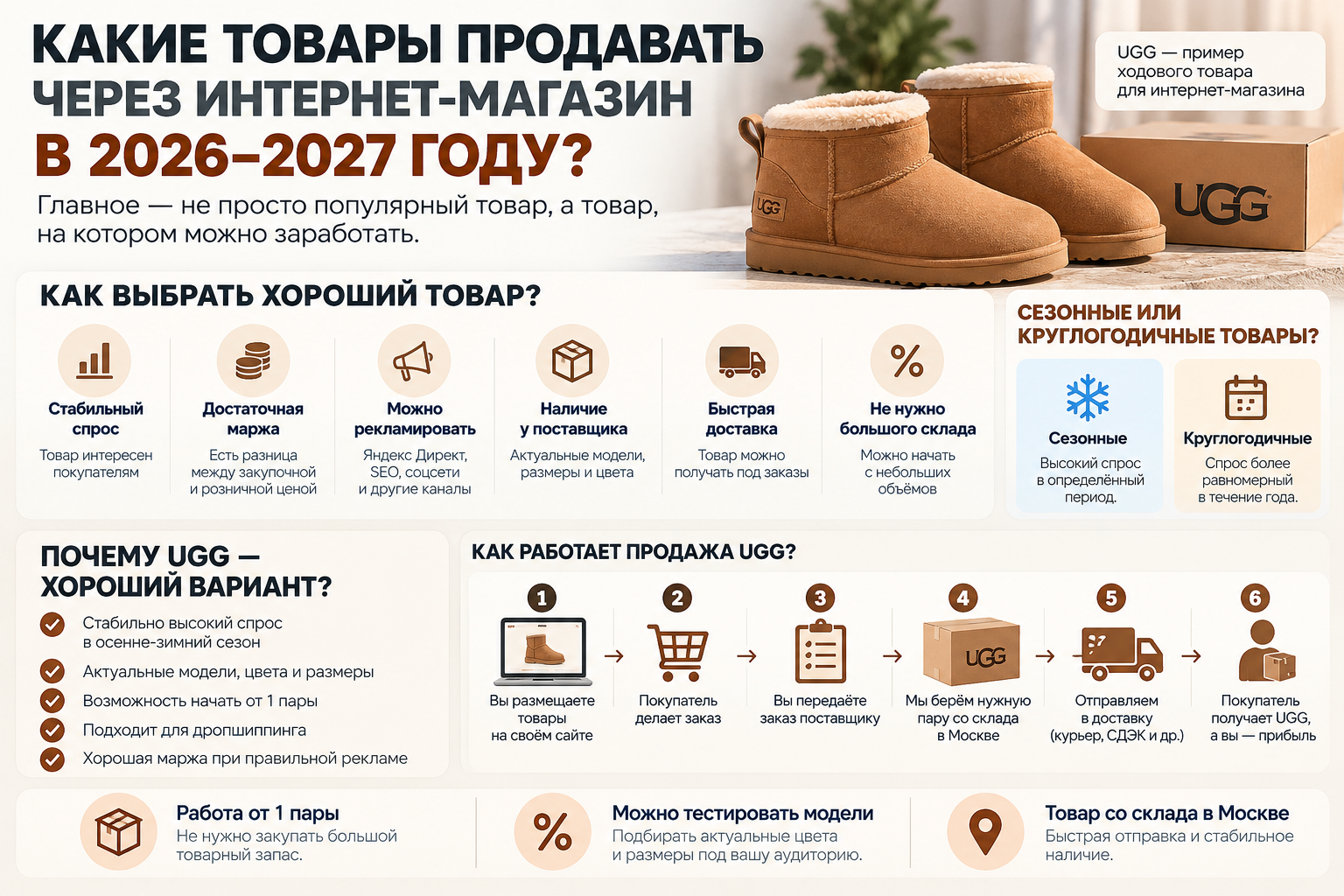 Какие товары продавать через интернет-магазины в 2026-2027?